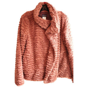 Patagonia Large Pelage Fleece Teddy Jacket Mauve